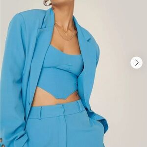 Oversized Pocket Suit Blazer